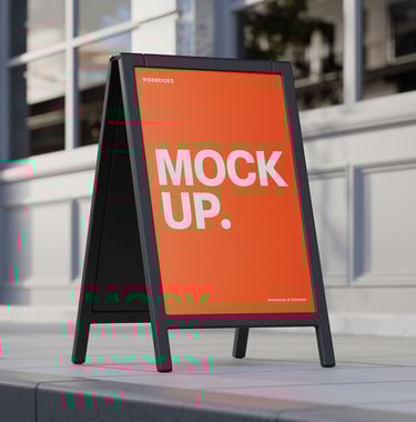 Chevalets de trottoir