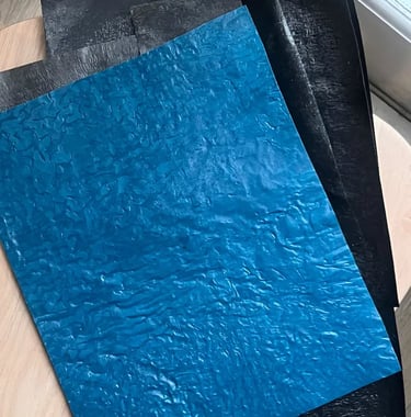 sheets made from recycled plastic