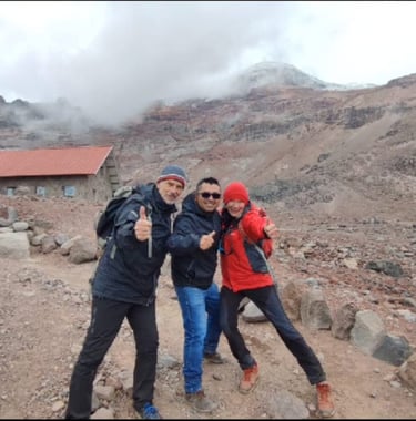 caminata al Chimborazo