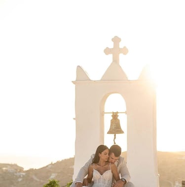 Wedding in Santorini Greece