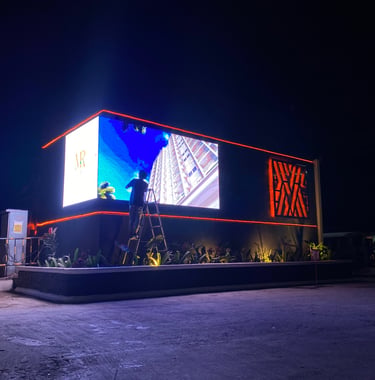 LED Wall Installation