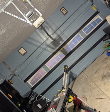 Garage renovation garage door painting Dayton OH