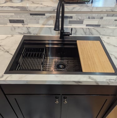 New workstation kitchen sink and countertop Dayton OH