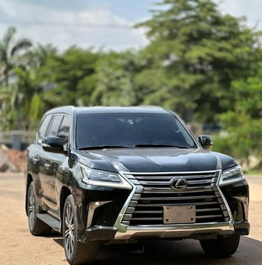 Lexus LX 570 parked at Tyrepublic’s Lagos outlet with Maxxis off-road tyres fitted