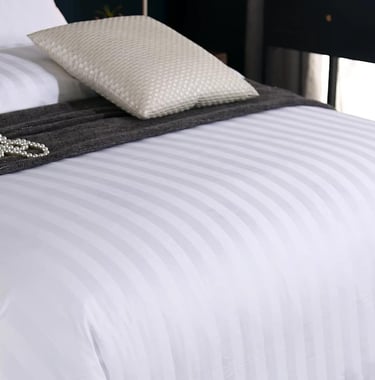 Housse de couette rayures