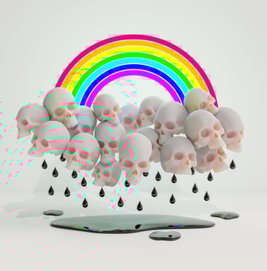 Rainbow Death cloud