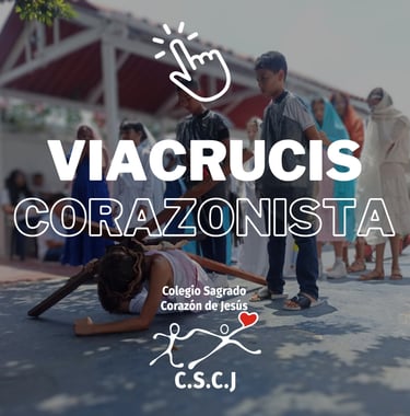 Viacrucis Colegio sagrado corazon de jesus turbaco