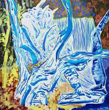 Contemporary landscape painting