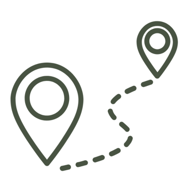 a map marker with a map of a map of a location