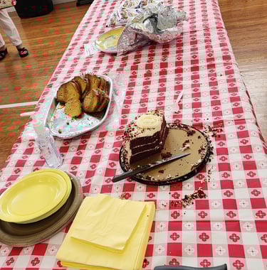 A picture of food on a table.