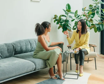 therapist and client