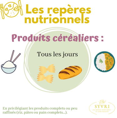 Repères nutritionnels féculents