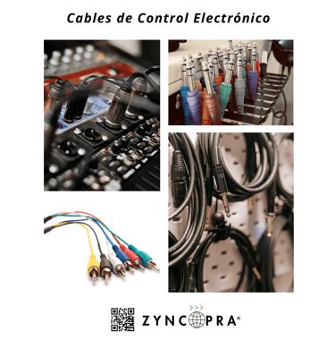Cables de control electrónico para sistemas de precisión.