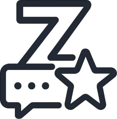 a star - shaped icon with a star in the middle