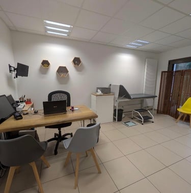 Cabinet de notre médecin endocrinologue.