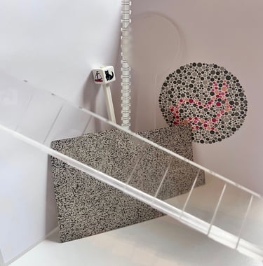 Matériel utilisé par les orthoptistes pour faire des exercices.