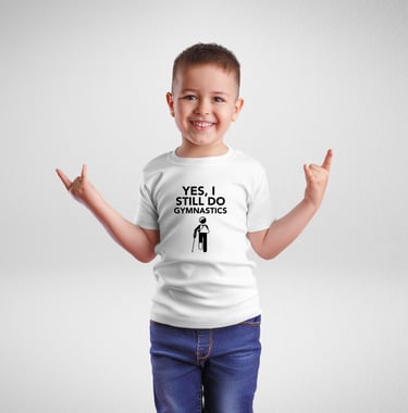 Baskılı jimnastik tişörtü - Cimnastik tutku