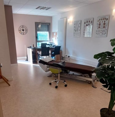 Cabinet médical de notre ostéopathe.