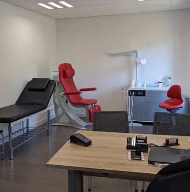 cabinet médical d'un des pédicure podologue.