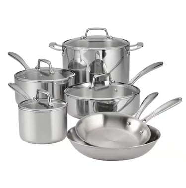 Stainless steel non-toxic cookware set