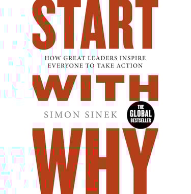 Book title card – Start with Why by Simon Sinek