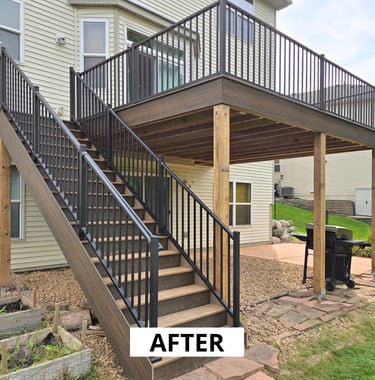 After Deck Replacement  Burnsville MN