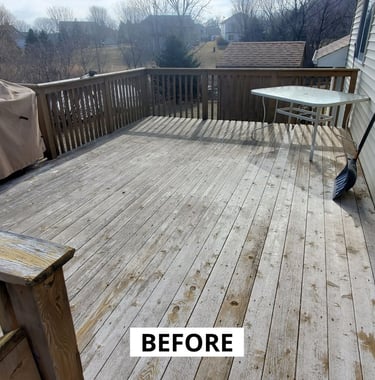 Deck Builder Eagan MN - Before Photo