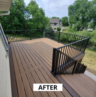 Deck Builder Eagan MN - After Photo