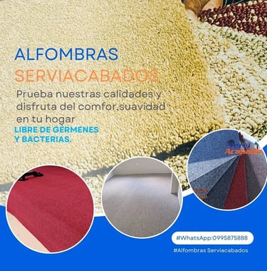 Alfombras Serviacabados venta instalación y mantenimiento