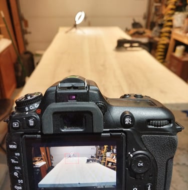 Ash Counter top, Sanding in progress