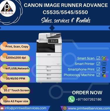 Rental Copiers in Dubai Sharjah Ajman and Abudhabi