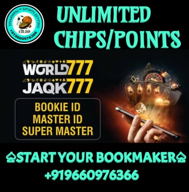ONLINE CRICKET BETTING ID AVAILABLE DL MDL SMDL MASTER ID SUPER MASTER ID ADMIN ID AVAILABLE