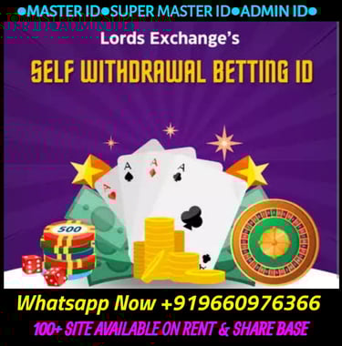 ONLINE CRICKET BETTING ID AVAILABLE DL MDL SMDL MASTER ID SUPER MASTER ID ADMIN ID AVAILABLE