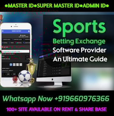 ONLINE CRICKET BETTING ID AVAILABLE DL MDL SMDL MASTER ID SUPER MASTER ID ADMIN ID AVAILABLE