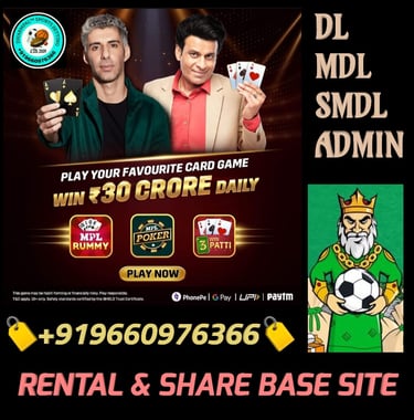 ONLINE CRICKET BETTING ID AVAILABLE DL MDL SMDL MASTER ID SUPER MASTER ID ADMIN ID AVAILABLE