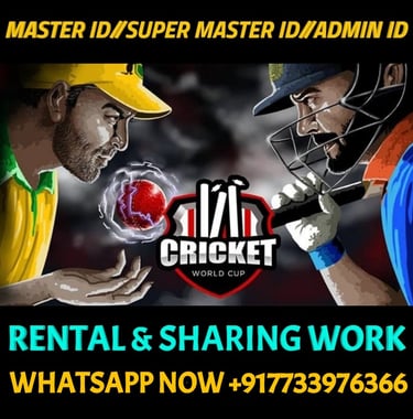 ONLINE CRICKET BETTING ID AVAILABLE DL MDL SMDL MASTER ID SUPER MASTER ID ADMIN ID AVAILABLE