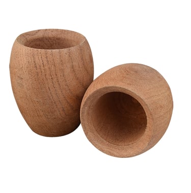 Polished carob matte with beeswax finish