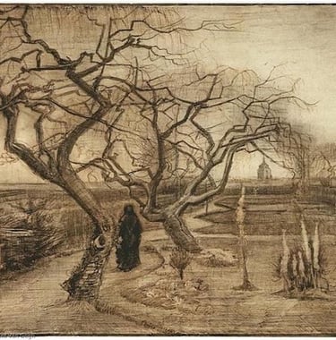 Vincent Van Gogh's 'Winter Garden"