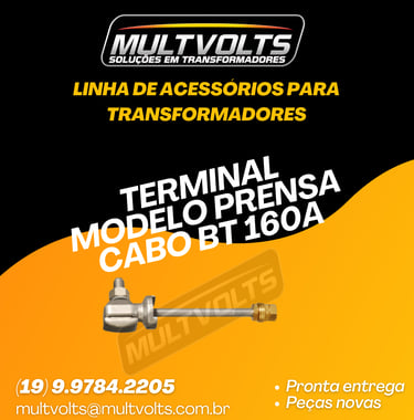 Terminal Modelo Prensa Cabo BT 160A.