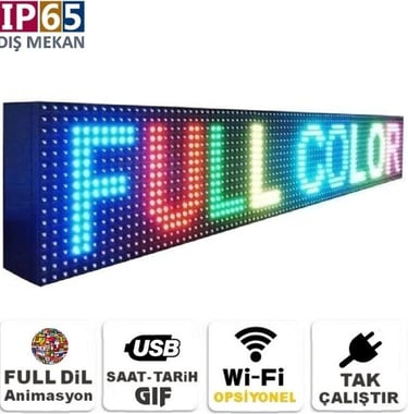 rgb kayan yazı, p10 rgb led panel