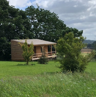 Cabane en Bois construction par Hojoki Cabanes, Belleme, Perche