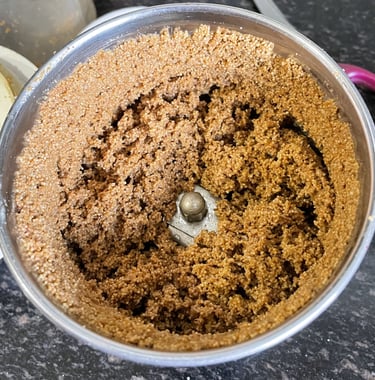 cooked khus khud being grounded