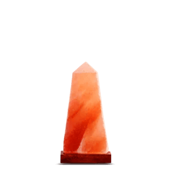 Pink salt lamp inch compact square lamp