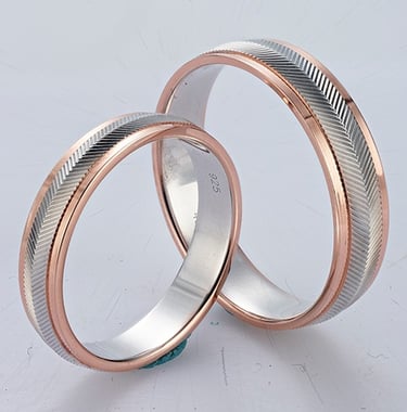 jewelry photo retouching two rings