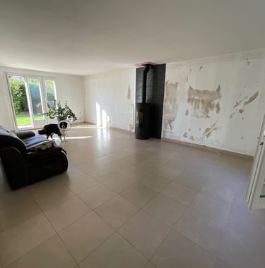 Renovation Salon Lagny-sur-Marne - avant