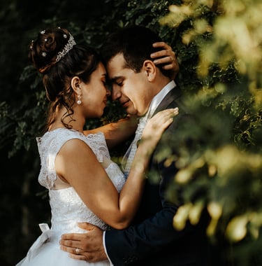 Fotografía de matrimonio en la ciudad de Chillán, Región de Ñuble, Chile