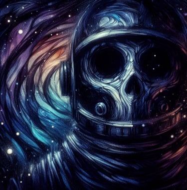 Corpse astronaut | simcaart.com
