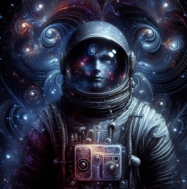 Cosmic Astronaut | simcaart.com