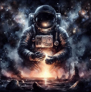 Big Astronaut | simcaart.com