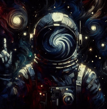 Astronaut art | simcaart.com